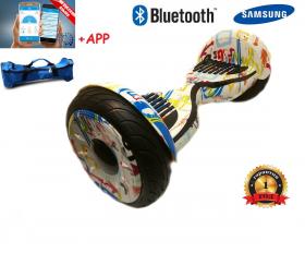 Гироскутер Smart Balance Wheel SUV 10.5 Premium с колонками + самобалансир черная молния